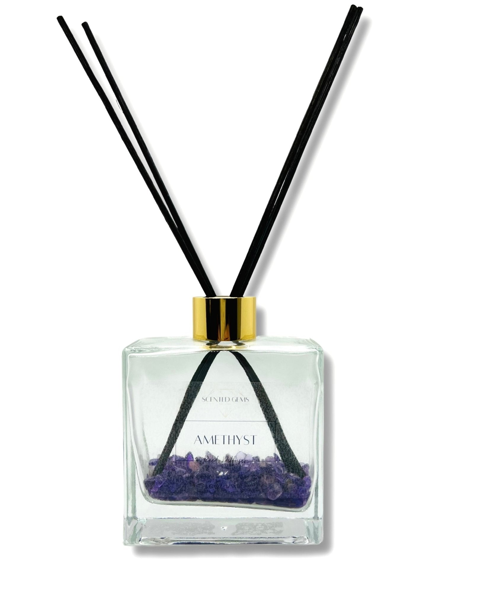 Amethyst Crystal Reed Diffuser - Scented Gems