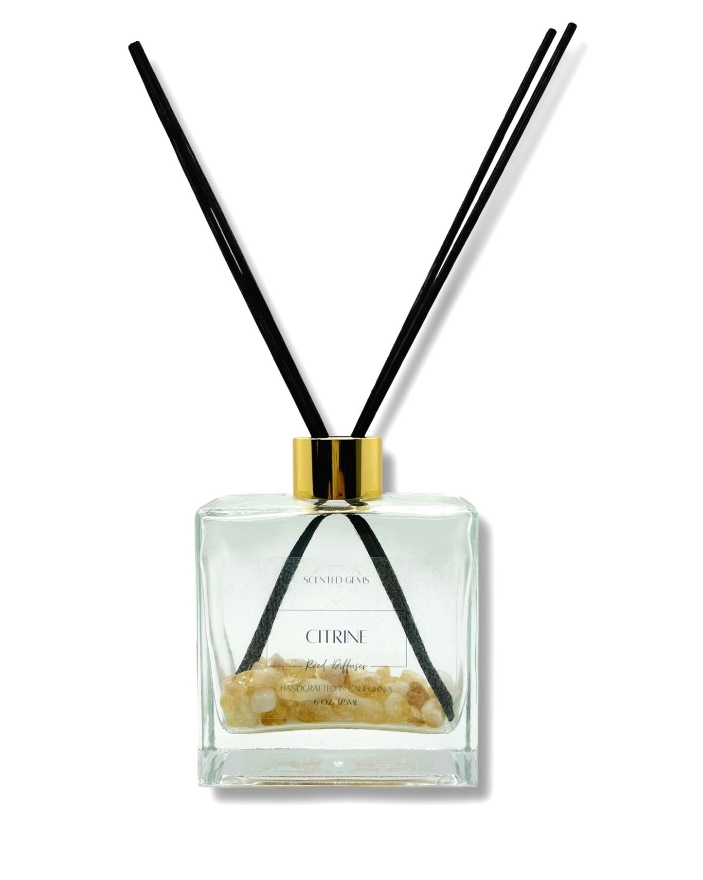 Citrine Crystal Reed Diffuser - Scented Gems